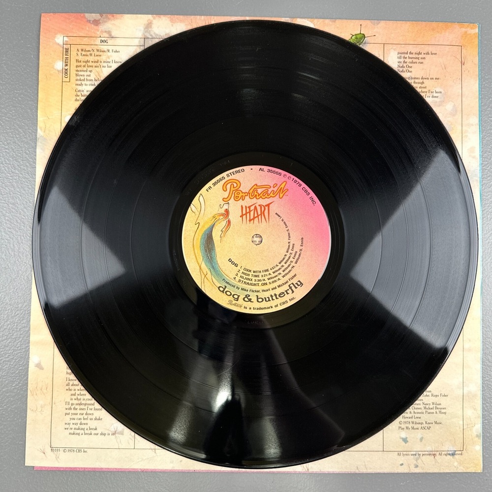 Heart Dog & Butterfly Album Vinyl Record LP 1978 Portrait Gatefold PBL-35555-IA - Picture 4 of 15